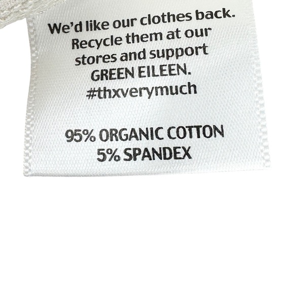 EILEEN FISHER Pants Side Stripe Slim Ankle Organic Cotton - Picture 7 of 7